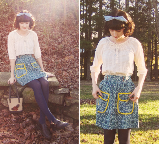 October Rebel in a Mata Traders skirt