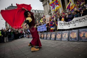 Tibetan National Uprising, Brussels, 10/03/2012.