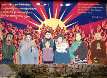 Mural by Karma Tsechoe & Friends. 